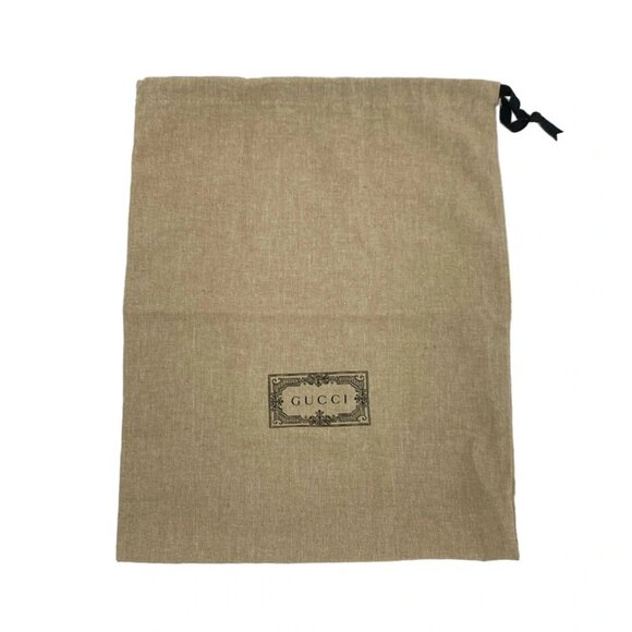 GUCCI GG Marmont Mini Bucket Black Beige Leather Shoulder Bag bran776-100325 - Picture 16 of 16